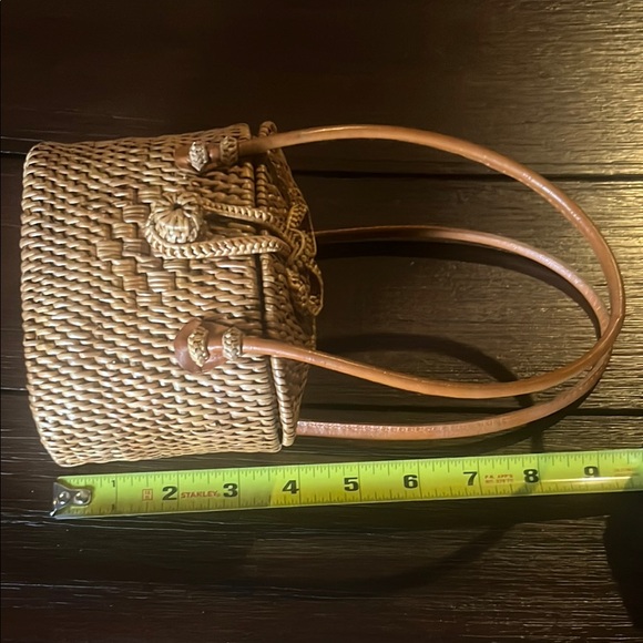 Trapeze Rattan Handbag - Picture 8 of 8